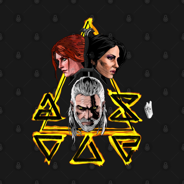 Witcher 3 Big 3 by Wayofthepencil