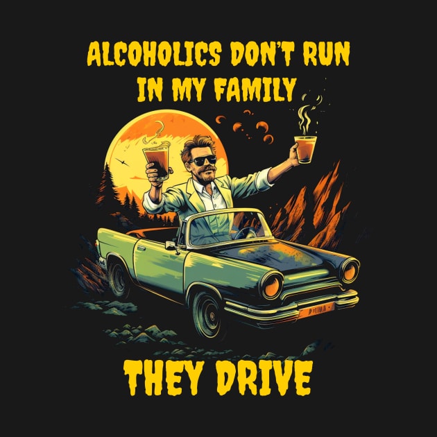 Alcoholics don't run in my family they drive by Popstarbowser