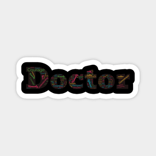 Doctor in Words Magnet