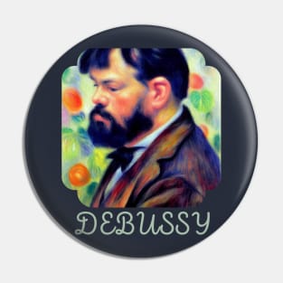 CLAUDE DEBUSSY Pin