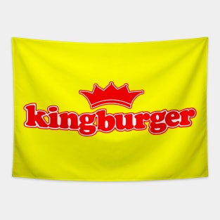 Kingburger (Red Text) Tapestry