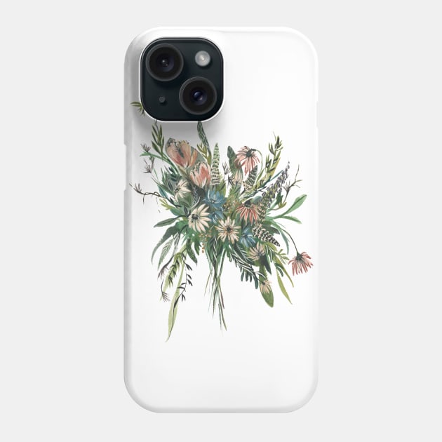 Wildflower Olivia Phone Case by themintgardener