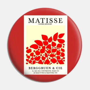 Matisse Berggruen and Cie Cutouts Colorful Abstract Print Pin