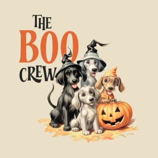 The Boo Crew Vintage Halloween Dogs T-Shirt