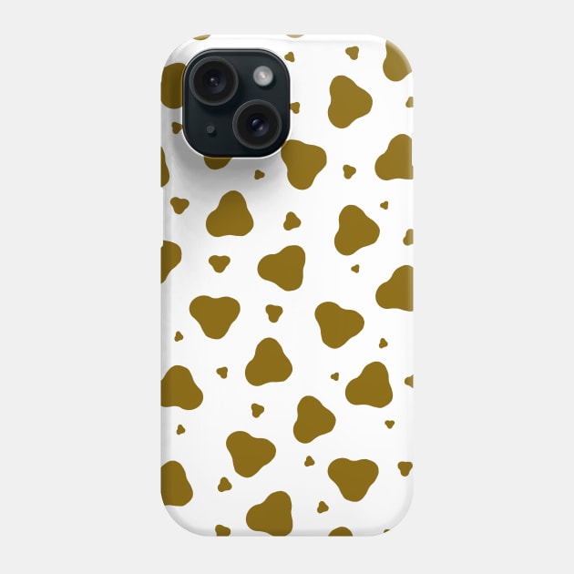 Brown Cow Spots Phone Case by SartorisArt1