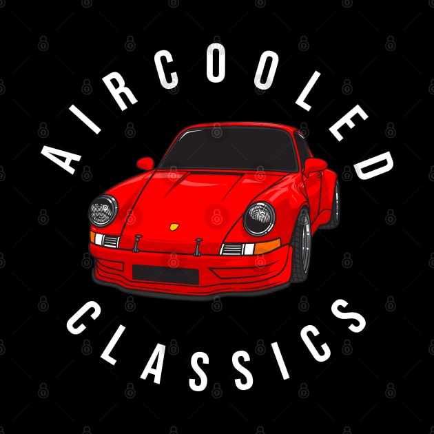 Aircooled Classics 911 964 RWB JDM Oldschool Tuning Car by Automotive Apparel & Accessoires