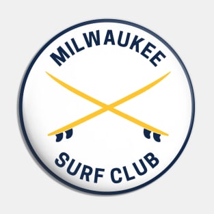 Vintage Milwaukee Wisconsin Surf Club Pin