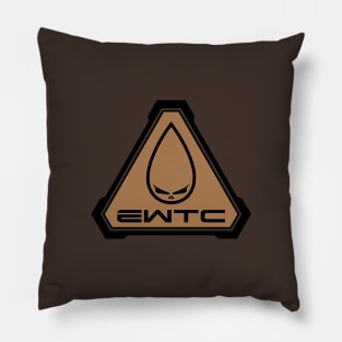 Evil Water Drop Tan Design Pillow