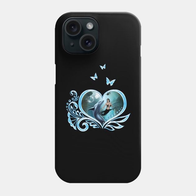 The legend of dolphin and mermaid Phone Case by Nicky2342