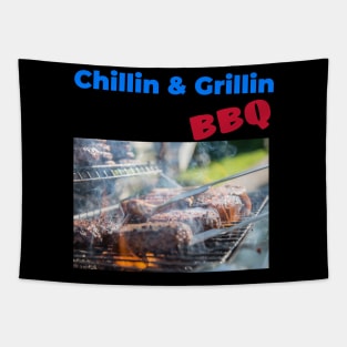 Chillin and Grillin, BBQ Tapestry