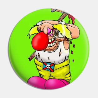 2 side Killer Clown Pin