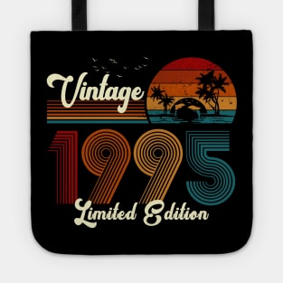 Vintage 1995 Shirt Limited Edition 25th Birthday Gift Tote