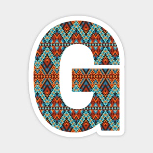 Letter G- boho design Magnet