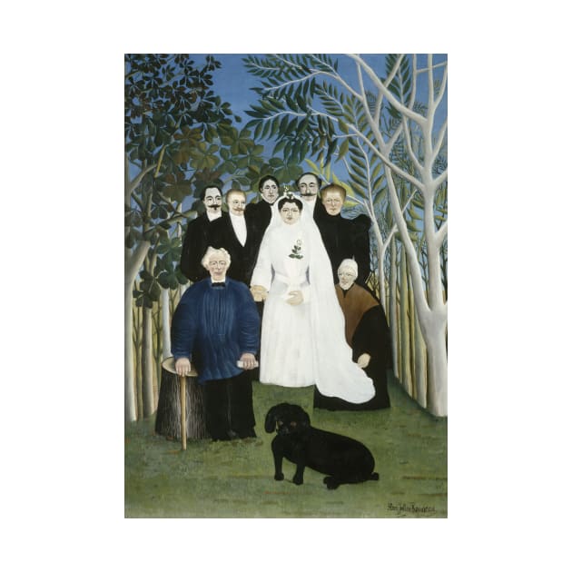 The Wedding Party by Henri Rousseau by Classic Art Stall