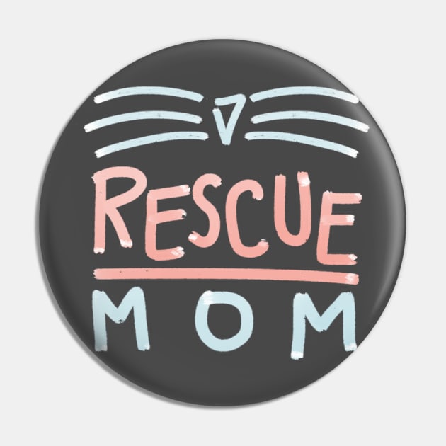 Rescue Mom - Cat Pin by BrendaCavalcanti