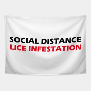 Social Distance Lice Infestation Tapestry