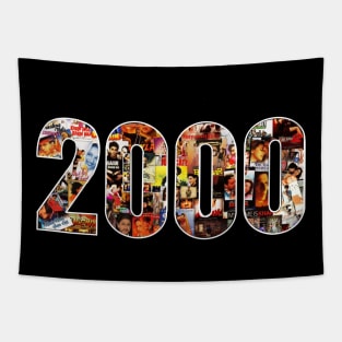 2000 Shahrukh Khan collage Tapestry