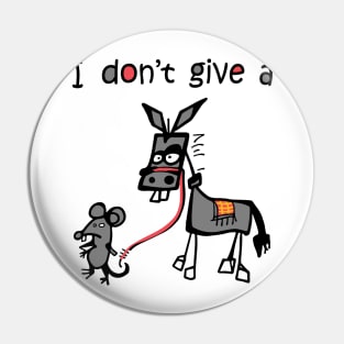 i dont give a funny christmas Pin