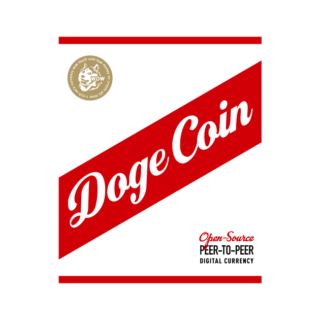 Dogecoin Beer Label by jeffsmoll