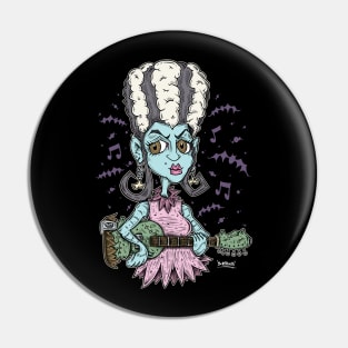 Rockabilly Bride Pin