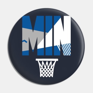 Throwback Minnesota Basketball Pin