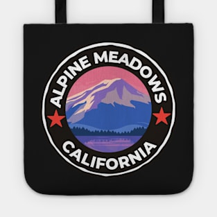 Alpine Meadows Ski Snowboard Mountain California Yosemite - Travel Tote