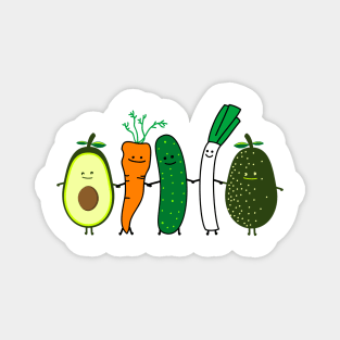 Vegetable friends Magnet