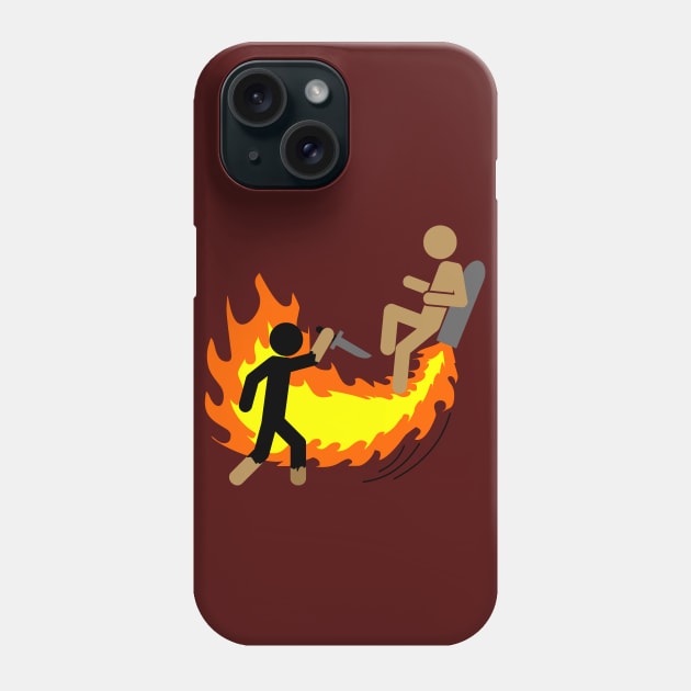 Jet-Packs Save Lives: Stabbing Phone Case by thinkcrap