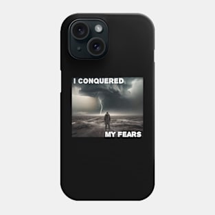 I conquered my fears V3 Phone Case