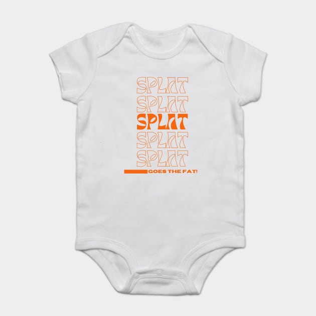 Splat Splat Splat Goes the Fat Orange Letters - Otf - Baby