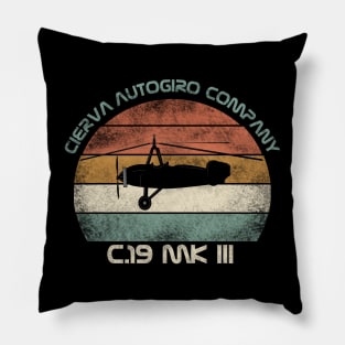 Cierva Autogiro Company Pillow