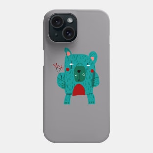 Green bear Phone Case