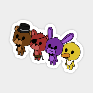 kawaii freddy and friends chibis Magnet