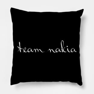 team nakia Pillow
