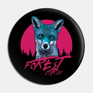 Forest Corgi Pin