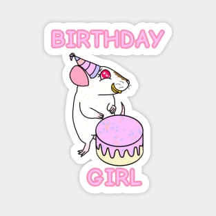 Birthday Rat (Version 2) Magnet