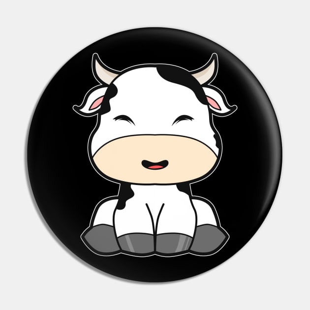 Cute Baby Cow Comic Pin by Imutobi