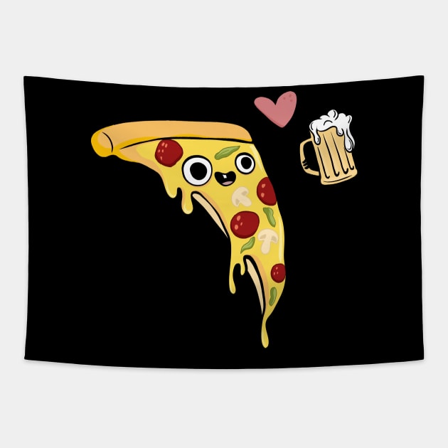 Pizza lover Tapestry by niaarts