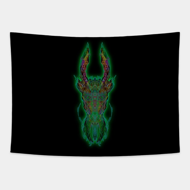 Capricorn 1c Black Tapestry by Boogie 72