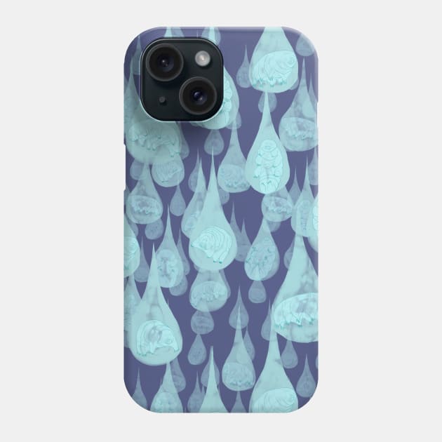 It's Raining Water Bears Phone Case by ahadden