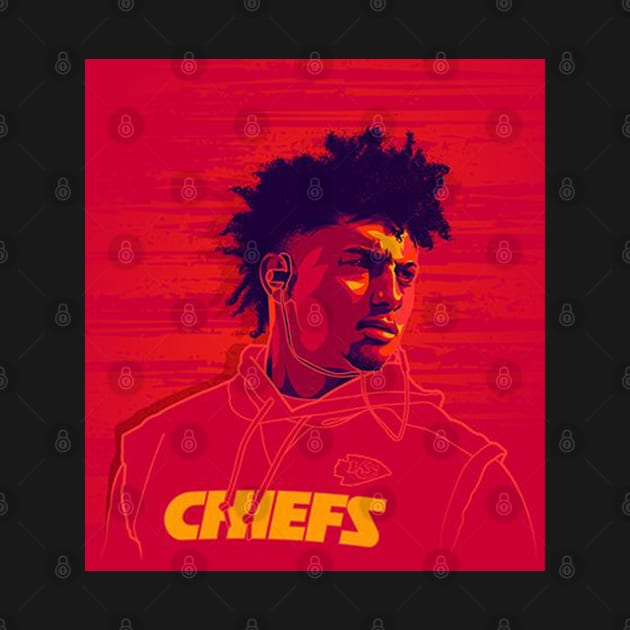 Patrick Mahomes by wizooherb