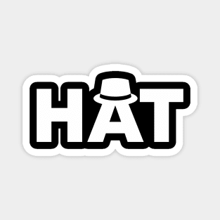 Hat Wordmark Magnet