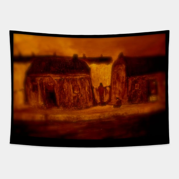 The Other Side of Town Tapestry by Mickangelhere1