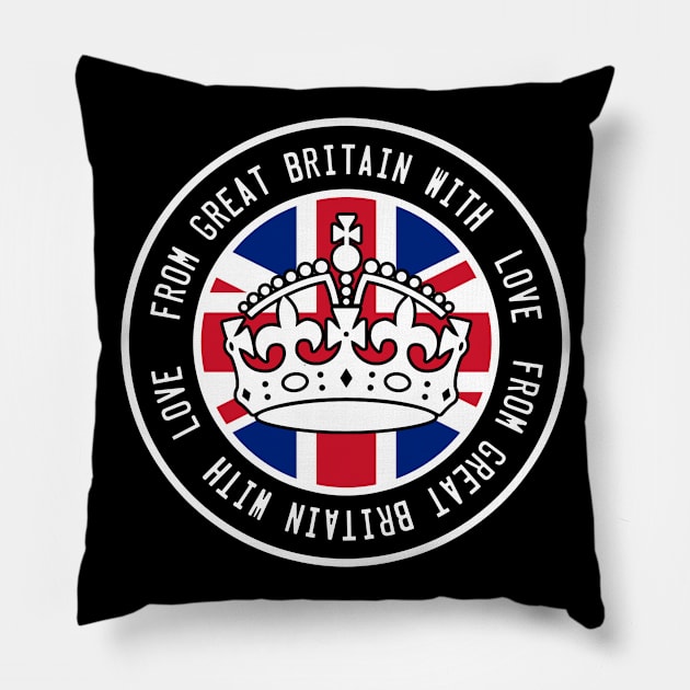 From Great Britain with love Pillow by NEFT PROJECT