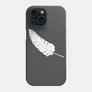 White feather Phone Case