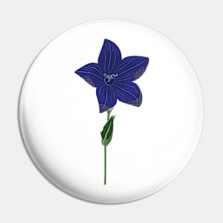 Flora Vignette: Chinese Bellflower Pin