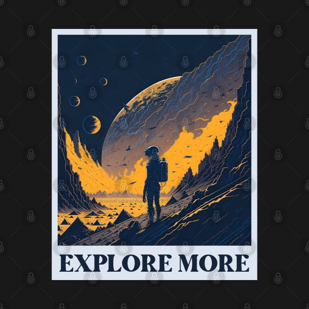 Explore More Space Adventure T-Shirt by onsyourtee