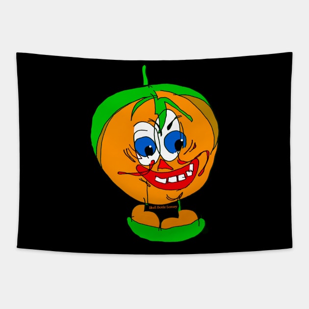 Jack O' Lantern 1 Tapestry by Skull Bottle Sorcery