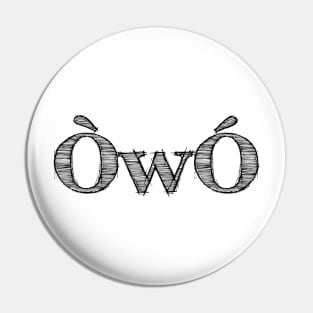 Angry OwO - Angry ÒwÓ - Angry Japanese Emoticons Pin