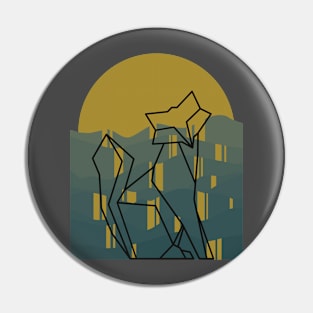 cat in the city Pin